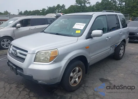 2006 Honda Pilot Ex-L z USA, uszkodzony, nr VIN 2HKYF18566H538804